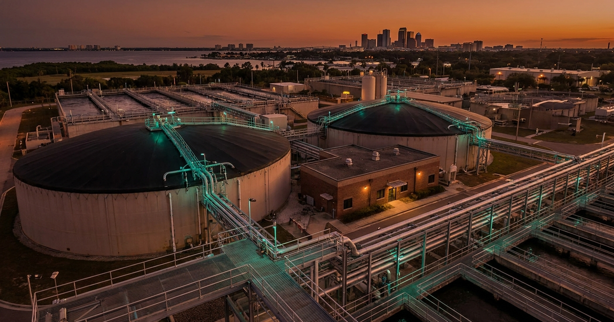 $115M Tampa Wastewater Plant Sludge Digester Overhaul Requires 5 Low Voltage Systems