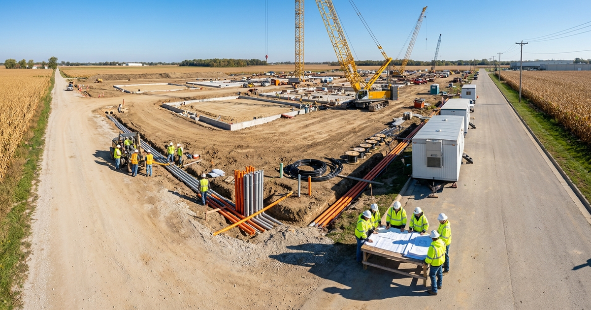 Microsoft La Porte Indiana Data Center Campus