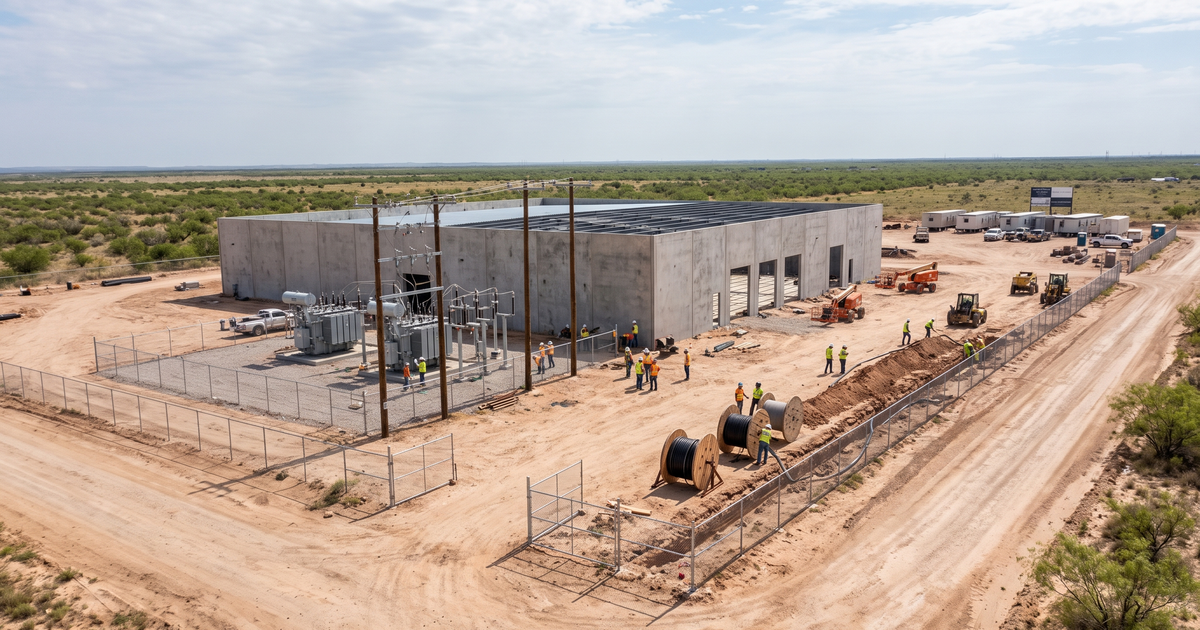 Amazon Floydada Data Center Building A Watch